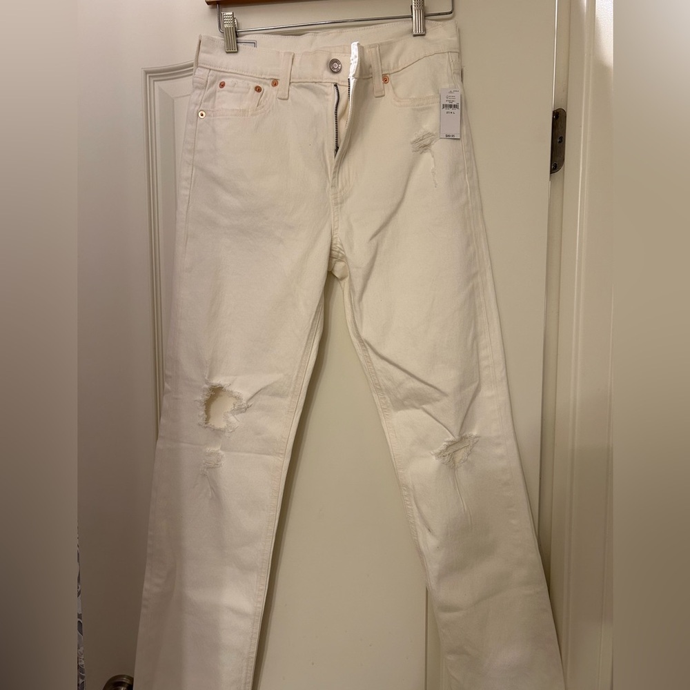 NWT Gap Women’s Cheeky Straight High Rise Jeans size 27/4L - Picture 2 of 5